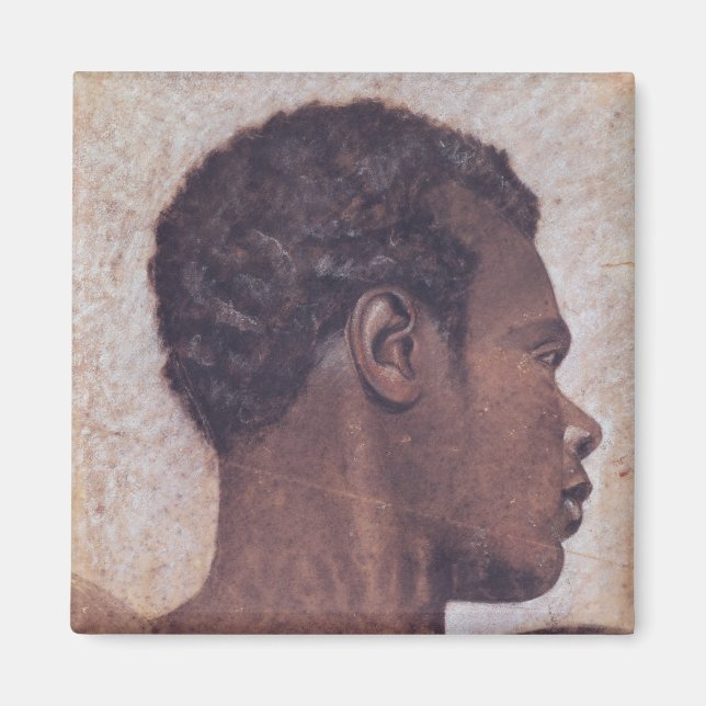 Imán Jefe de un negro (Frente)