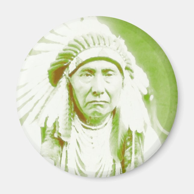 Imán Jefe Joseph Nativo Líder Estadounidense (Frente)