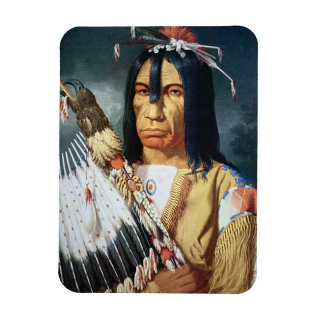Imán Jefe nativo americano del pueblo cree de Canadá (Vertical)