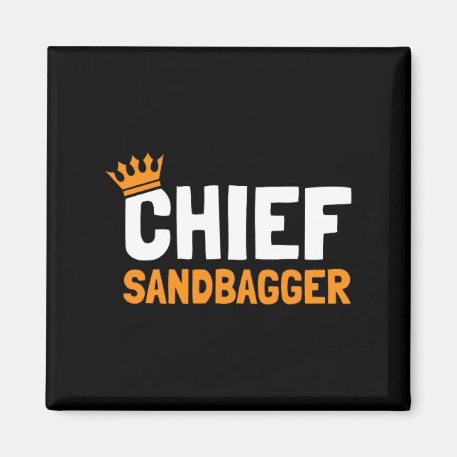Imán Jefe Sandbagger Golf - Uni-adultos (Frente)