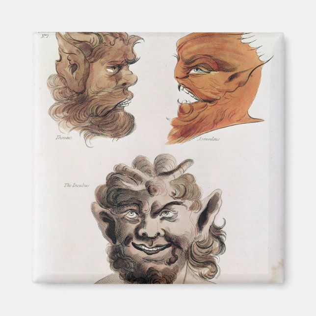 Imán Jefes de demonios (Frente)