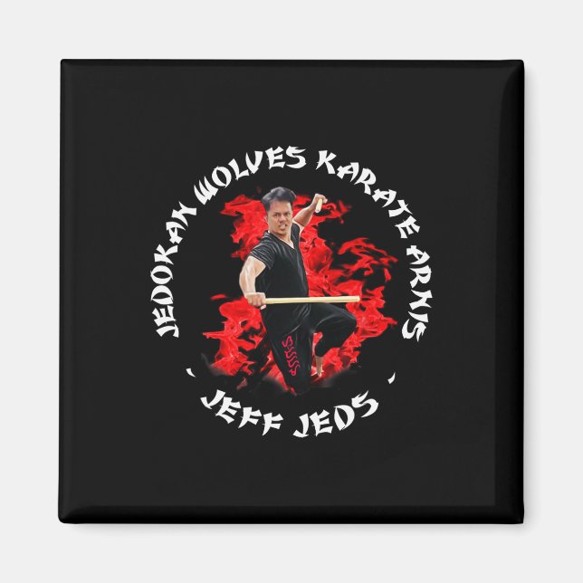 Imán Jeff Jeds Karate Arnis Jedokan (Frente)