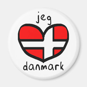 Imán Jeg Elsker Danmark