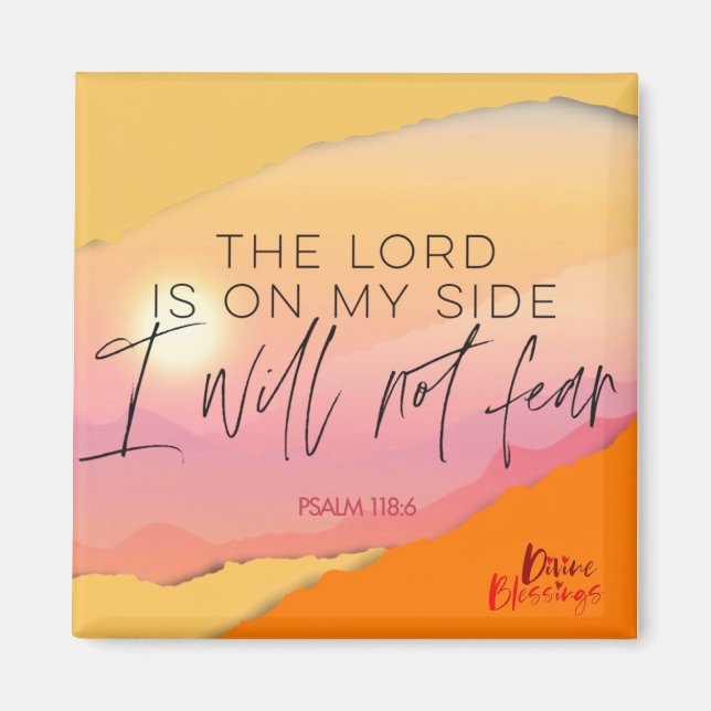 Imán JEHOVAH está de mi lado, no temeré (Frente)