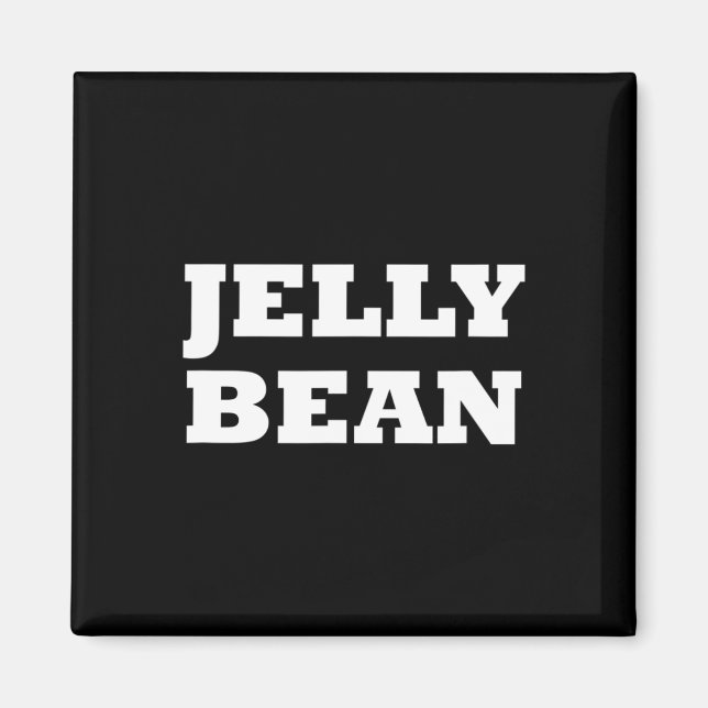 Imán Jelly Bean Halloween Easy Costume Cute Divertido F (Frente)