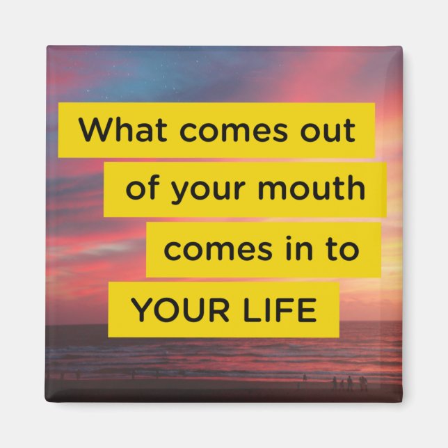 Imán Jen Sincero Badass Cita Motivadora Magnet (Frente)