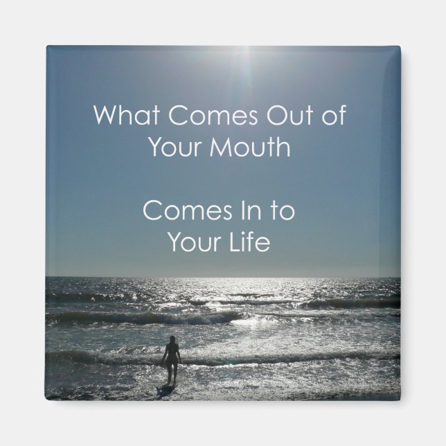 Imán Jen Sincero Badass Cita Motivadora Magnet (Frente)