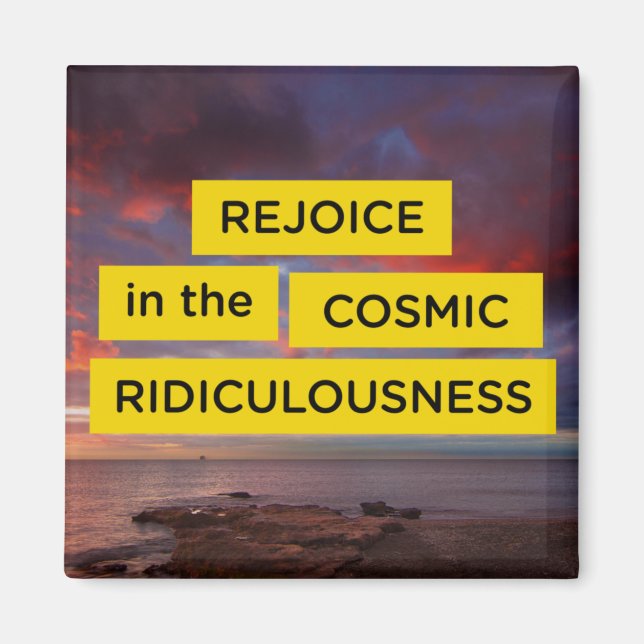 Imán Jen Sincero Badass Cita Motivadora Magnet (Frente)