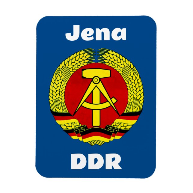 Imán Jena, DDR, Jena, Alemania (República Democrática A (Vertical)