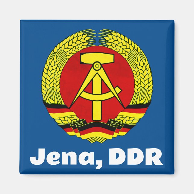 Imán Jena, DDR, Jena, Alemania (República Democrática A (Frente)