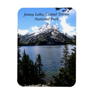 Imán Jenny Lake Grand Tetons Flexible Photo Magnet