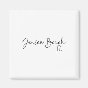 Imán Jensen Beach Florida Retro Ca
