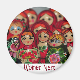 Imán Jerarquía de las mujeres, muñecas rusas de la