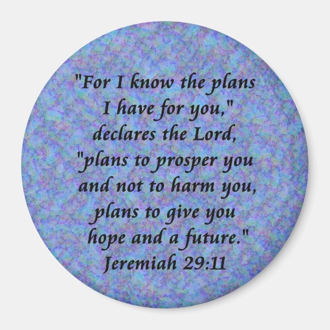 Imán jeremias 29-11 (Frente)