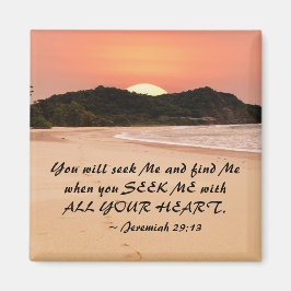 Imán Jeremías 29:13 Escúchame con toda tu Biblia cardía