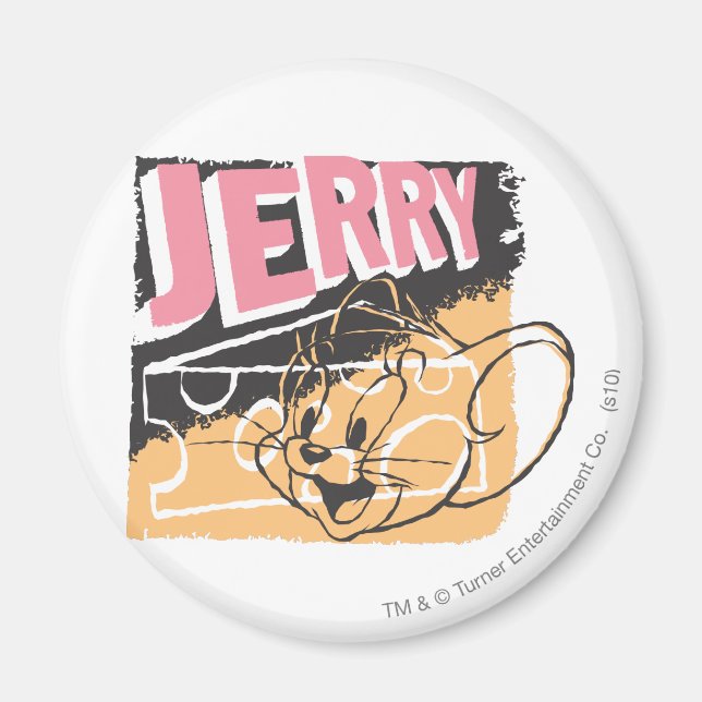 Imán Jerry Face on Cheese (Frente)