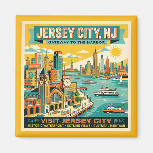 Imán Jersey City NJ Puerta de entrada a Harbor Square