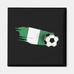 Imán Jersey de la bandera de Nigeria Equipo de fútbol n