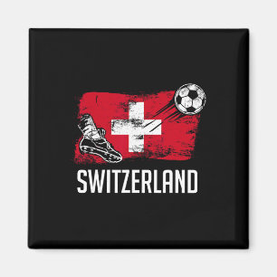 Imán Jersey de la bandera de Suiza Equipo de fútbol sui