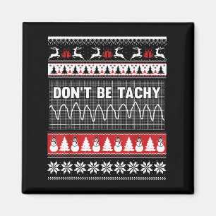 Imán Jersey de Navidad Feo de Enfermera - No seas taqui