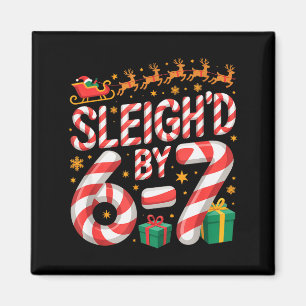 Imán Jersey feo de Navidad 6-7 Seis Siete Navidad 67 Me