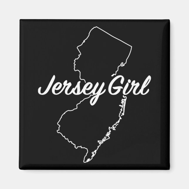 Imán Jersey Girl New Jersey  (Frente)