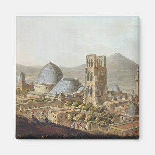Imán Jerusalén con la iglesia del sepulcro santo, p