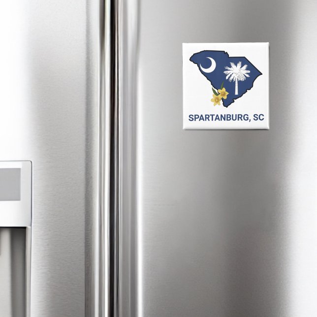 Imán Jessamina Amarilla de la flor del estado de la ban (Subido por el creador)