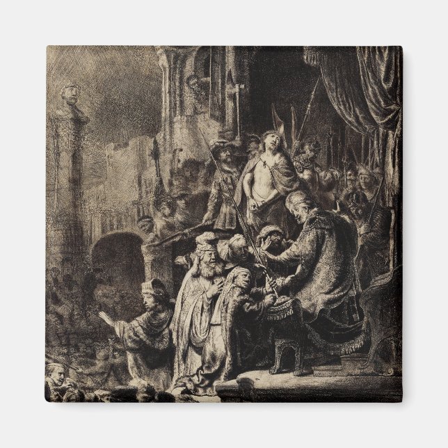 Imán Jesucristo ante Pilato (Frente)