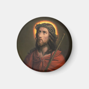 Imán Jesucristo con corona de ánimos
