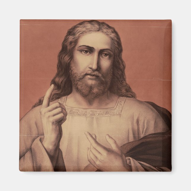 Imán Jesucristo el Maestro  (Frente)