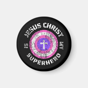 Imán Jesucristo es mi superhéroe Jesús