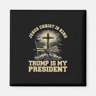 Imán Jesucristo es rey Trump es mi presidente