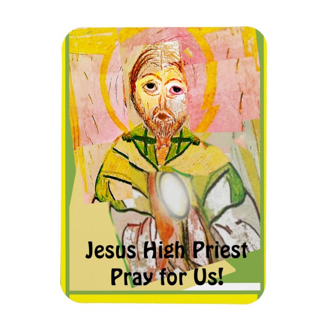Imán Jesucristo la carta del sacerdote alto (Vertical)
