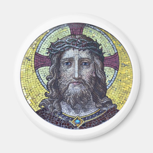 Imán Jesucristo - Retrato Antiguo (imán) (Frente)