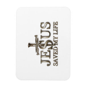 Imán Jesucristo Salvó Mi Vida Regalo Para Mujeres Hombr