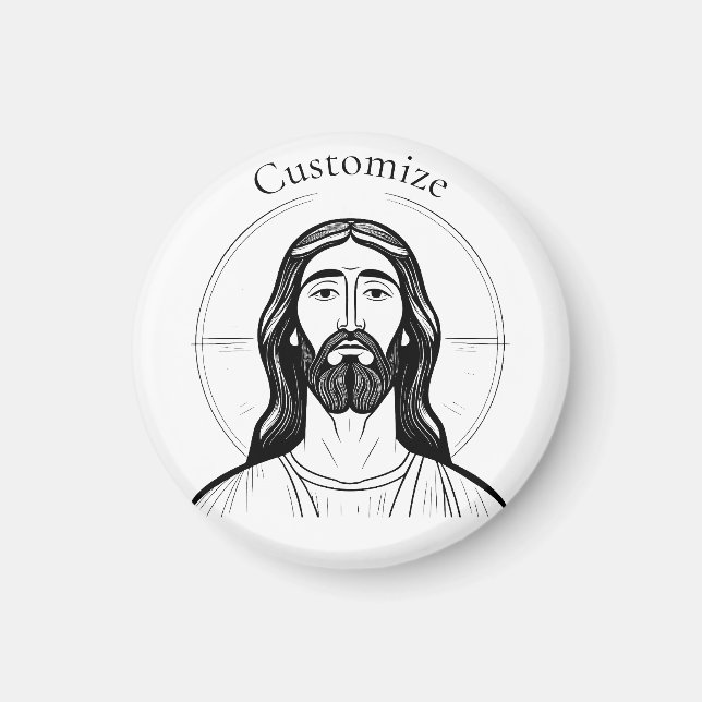 Imán Jesucristo Thunder_Cove (Frente)