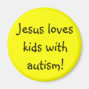Imán ¡Jesús ama a niños con autismo!