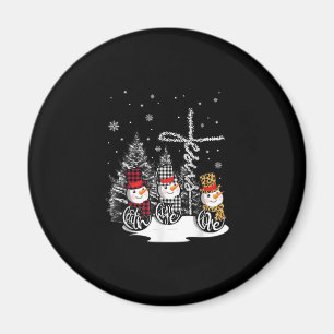 Imán Jesús Amor  Jesús Fe Esperanza Amar a Snowman