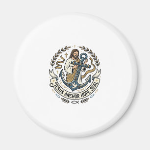 Imán Jesús Ancla Esperanza Sello Jesús Ancla Esperanza