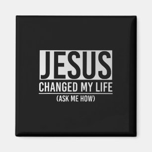 Imán Jesús cambió mi vida Pregúntame cómo Jesús