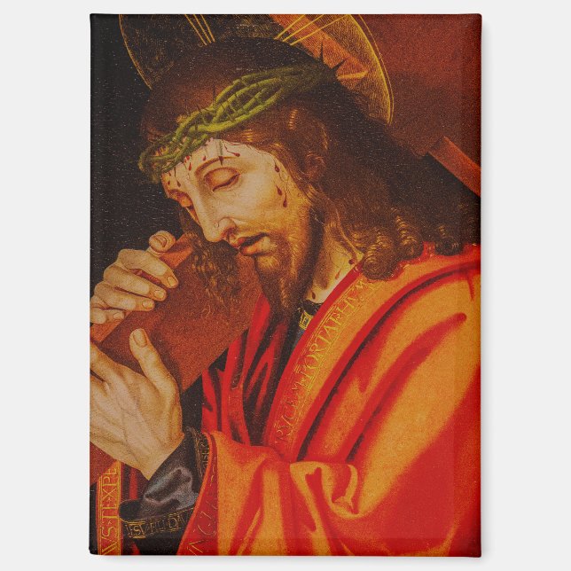 Imán Jesus carrying the cross magnet (Anverso)