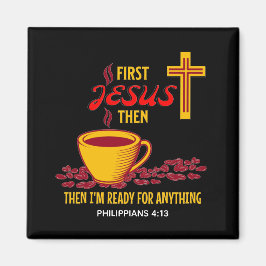 Imán Jesus Coffee Lover