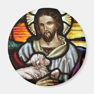 Imán Jesús como el buen retrato del pastor