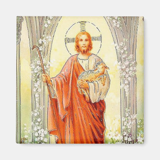 Imán Jesús Como Vintage Magnet De Sheppard