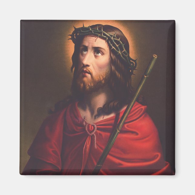 Imán Jesús con Corona de espinas (Frente)