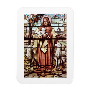 Imán Jesús con su oveja