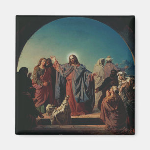 Imán Jesús despierta a Lázaro por Robert Wilhelm Ekman