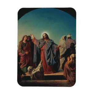 Imán Jesús despierta a Lázaro por Robert Wilhelm Ekman