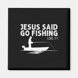 Imán Jesús dijo ve a pescar Cristo cristiano pescador F
